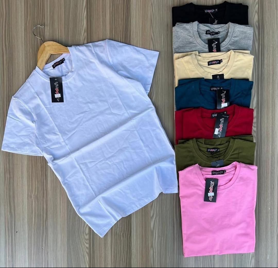 10 cotton plain tshirt 1050 only