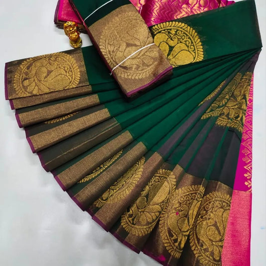 Uppada Silk Cotton Saree