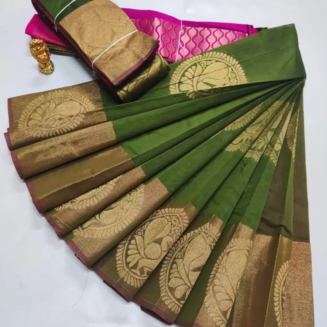 Uppada Silk Cotton Saree