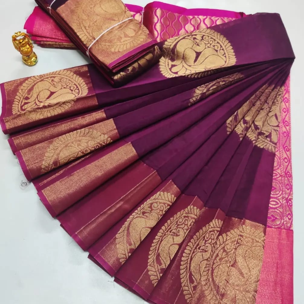 Uppada Silk Cotton Saree