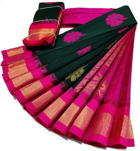 Branded Silk Cotton Saree