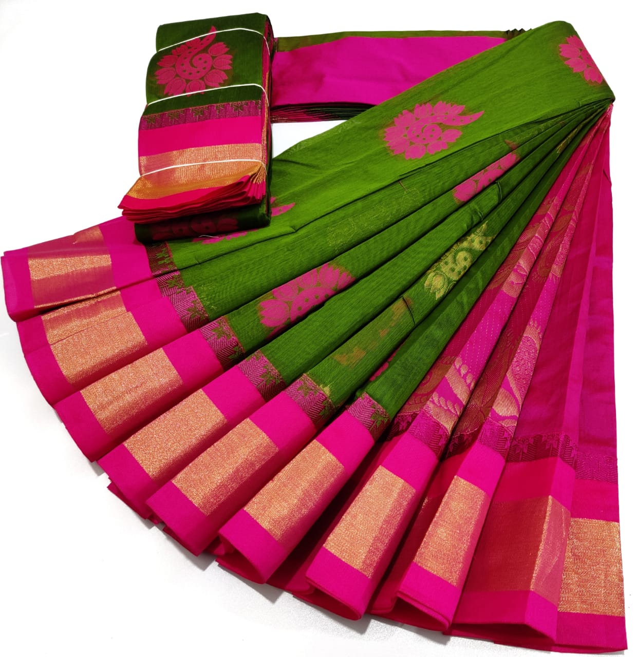 Branded Silk Cotton Saree