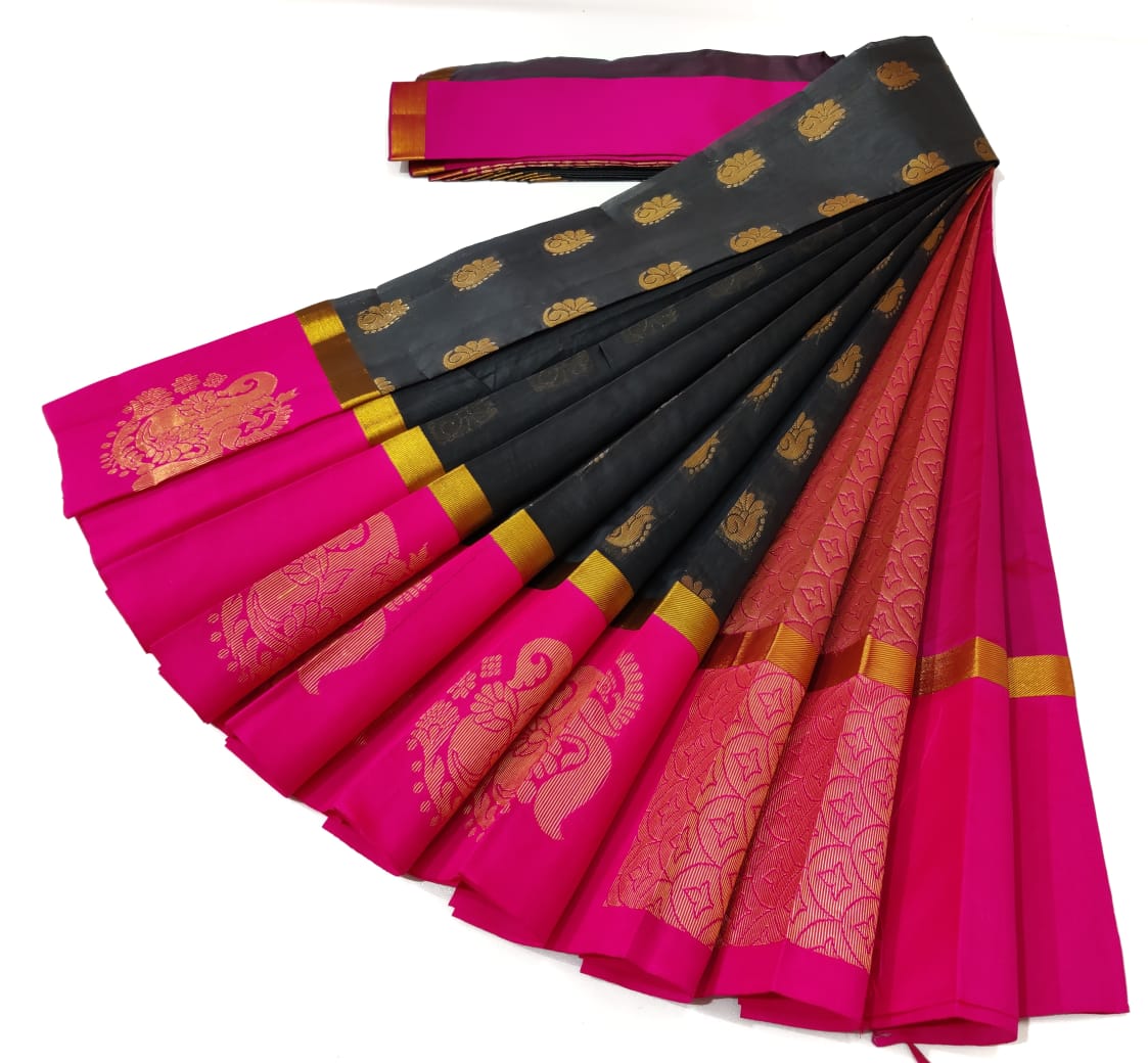 Branded Silk Cotton Saree