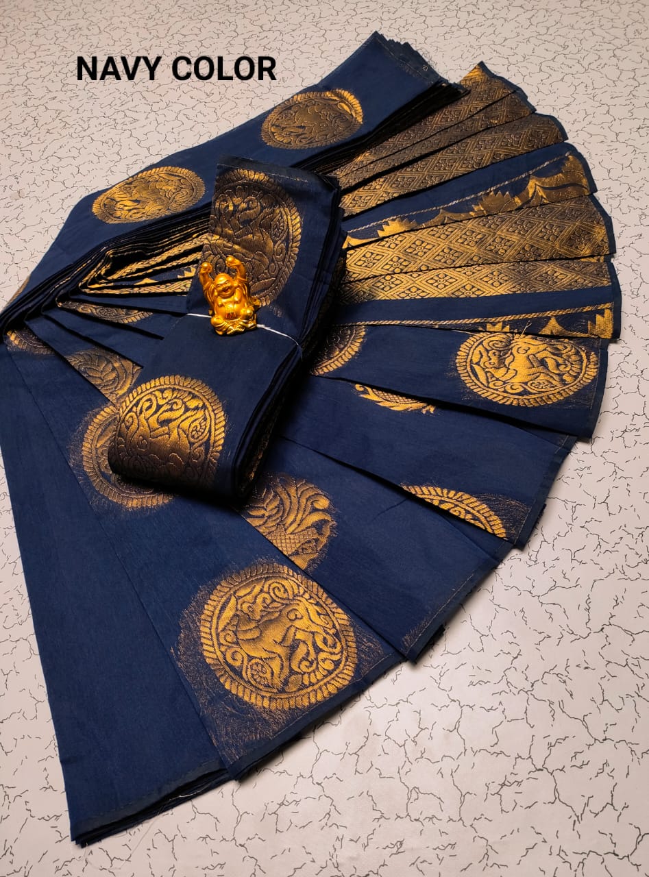 Branded Silk Cotton Saree