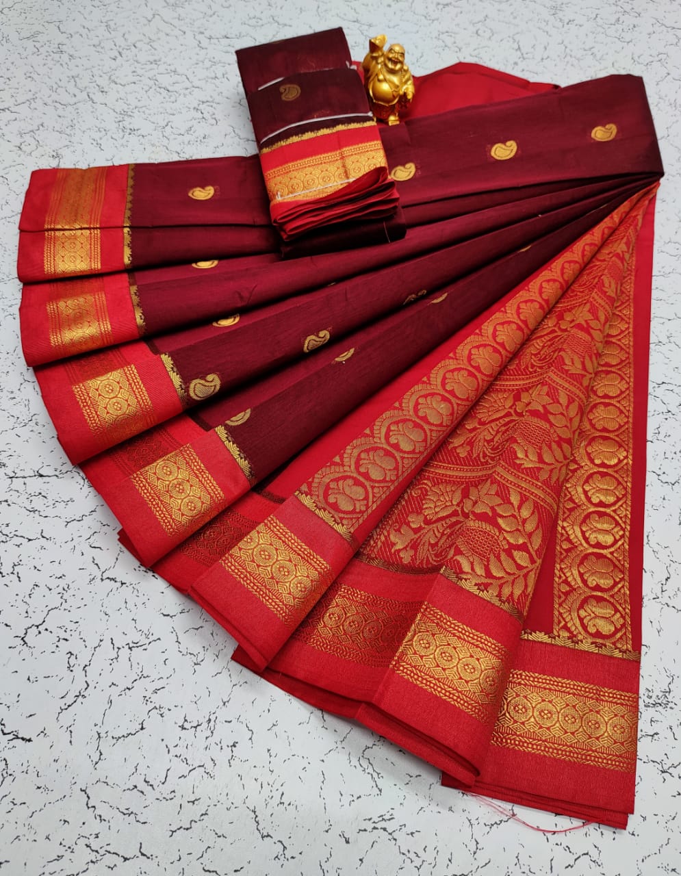 Kuppadam Korvai Cotton Saree