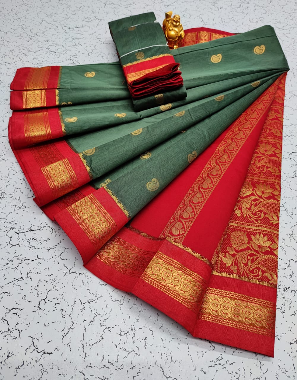 Kuppadam Korvai Cotton Saree