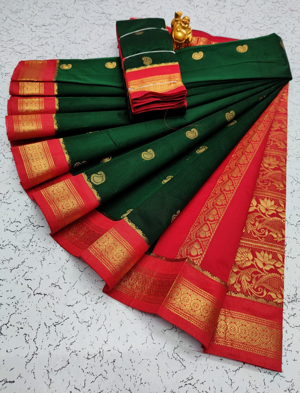 Kuppadam Korvai Cotton Saree