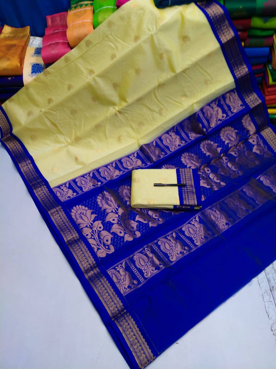 Kuppadam korvai Cotton Saree