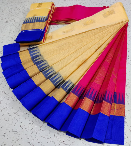 Uppada Silk Cotton Saree